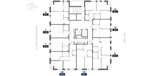 1-BD Apartment Sale, 53.9 sq. m. at ARTEL (Artel), Elektrozavodskaya Street, Moscow, Russia #2 1-BD Apartment Sale, 53.9 sq. m. at ARTEL (Artel), Elektrozavodskaya Street, Moscow, Russia #2