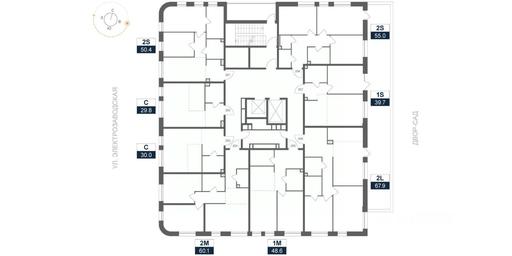 1-BD Apartment Sale, 60.1 sq. m. at ARTEL (Artel), Elektrozavodskaya Street, Moscow, Russia #2 1-BD Apartment Sale, 60.1 sq. m. at ARTEL (Artel), Elektrozavodskaya Street, Moscow, Russia #2