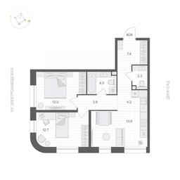 1-BD Apartment Sale, 60.6 sq. m. at ARTEL (Artel), Elektrozavodskaya Street, Moscow, Russia #3 1-BD Apartment Sale, 60.6 sq. m. at ARTEL (Artel), Elektrozavodskaya Street, Moscow, Russia #3