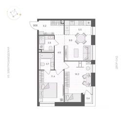 1-BD Apartment Sale, 58.3 sq. m. at ARTEL (Artel), Elektrozavodskaya Street, Moscow, Russia #3 1-BD Apartment Sale, 58.3 sq. m. at ARTEL (Artel), Elektrozavodskaya Street, Moscow, Russia #3