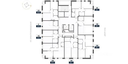 1-BD Apartment Sale, 58.3 sq. m. at ARTEL (Artel), Elektrozavodskaya Street, Moscow, Russia #2 1-BD Apartment Sale, 58.3 sq. m. at ARTEL (Artel), Elektrozavodskaya Street, Moscow, Russia #2