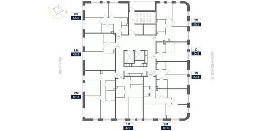 1-BD Apartment Sale, 61.2平方米 at ARTEL (Artel), Elektrozavodskaya Street, Moscow, Russia #2 1-BD Apartment Sale, 61.2平方米 at ARTEL (Artel), Elektrozavodskaya Street, Moscow, Russia #2