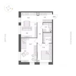 1-BD Apartment Sale, 61.2平方米 at ARTEL (Artel), Elektrozavodskaya Street, Moscow, Russia #3 1-BD Apartment Sale, 61.2平方米 at ARTEL (Artel), Elektrozavodskaya Street, Moscow, Russia #3