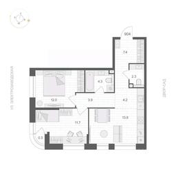 1-BD Apartment Sale, 59.75 sq. m. at ARTEL (Artel), Elektrozavodskaya Street, Moscow, Russia #3 1-BD Apartment Sale, 59.75 sq. m. at ARTEL (Artel), Elektrozavodskaya Street, Moscow, Russia #3