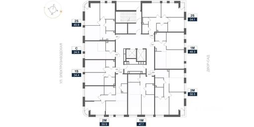 1-BD Apartment Sale, 59.75 sq. m. at ARTEL (Artel), Elektrozavodskaya Street, Moscow, Russia #2 1-BD Apartment Sale, 59.75 sq. m. at ARTEL (Artel), Elektrozavodskaya Street, Moscow, Russia #2