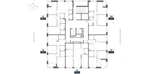 1-BD Apartment Sale, 71.4 sq. m. at ARTEL (Artel), Elektrozavodskaya Street, Moscow, Russia #2 1-BD Apartment Sale, 71.4 sq. m. at ARTEL (Artel), Elektrozavodskaya Street, Moscow, Russia #2