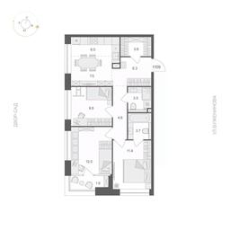 2-BD Apartment Sale, 69.2 sq. m. at ARTEL (Artel), Elektrozavodskaya Street, Moscow, Russia #3 2-BD Apartment Sale, 69.2 sq. m. at ARTEL (Artel), Elektrozavodskaya Street, Moscow, Russia #3