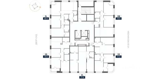 2-BD Apartment Sale, 69.2 sq. m. at ARTEL (Artel), Elektrozavodskaya Street, Moscow, Russia #2 2-BD Apartment Sale, 69.2 sq. m. at ARTEL (Artel), Elektrozavodskaya Street, Moscow, Russia #2
