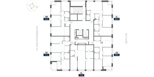 1-BD Apartment Sale, 71.4 sq. m. at ARTEL (Artel), Elektrozavodskaya Street, Moscow, Russia #2 1-BD Apartment Sale, 71.4 sq. m. at ARTEL (Artel), Elektrozavodskaya Street, Moscow, Russia #2
