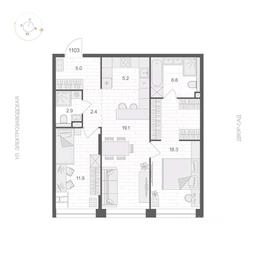 1-BD Apartment Sale, 71.4 sq. m. at ARTEL (Artel), Elektrozavodskaya Street, Moscow, Russia #3 1-BD Apartment Sale, 71.4 sq. m. at ARTEL (Artel), Elektrozavodskaya Street, Moscow, Russia #3