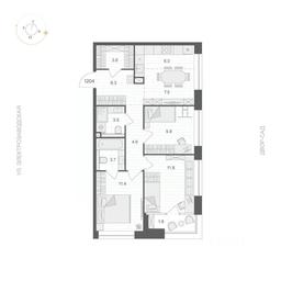 2-BD Apartment Sale, 69.1平方米 at ARTEL (Artel), Elektrozavodskaya Street, Moscow, Russia #3 2-BD Apartment Sale, 69.1平方米 at ARTEL (Artel), Elektrozavodskaya Street, Moscow, Russia #3