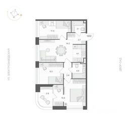 2-BD Apartment Sale, 70.2 sq. m. at ARTEL (Artel), Elektrozavodskaya Street, Moscow, Russia #3 2-BD Apartment Sale, 70.2 sq. m. at ARTEL (Artel), Elektrozavodskaya Street, Moscow, Russia #3