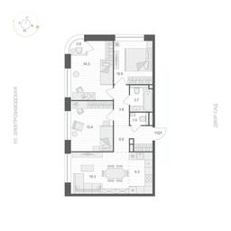 2-BD Apartment Sale, 75.1平方米 at ARTEL (Artel), Elektrozavodskaya Street, Moscow, Russia #3 2-BD Apartment Sale, 75.1平方米 at ARTEL (Artel), Elektrozavodskaya Street, Moscow, Russia #3