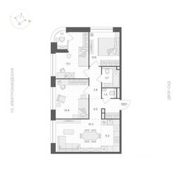 2-BD Apartment Sale, 74.15 sq. m. at ARTEL (Artel), Elektrozavodskaya Street, Moscow, Russia #3 2-BD Apartment Sale, 74.15 sq. m. at ARTEL (Artel), Elektrozavodskaya Street, Moscow, Russia #3