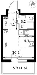 Apartment Sale, 23.3平方米 at 1 Izmajlovskij, Montazhnaya Street, 8с13, Moscow, Russia #2