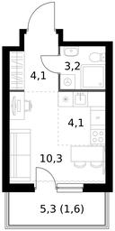 Apartment Sale, 23.3平方米 at 1 Izmajlovskij, Montazhnaya Street, 8с13, Moscow, Russia #4