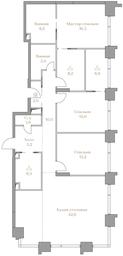 3-BD Apartment Sale, 143.1 sq. m. at Luzhniki Collection, Luzhnetskaya Embankment, 2/4с17, Moscow, Russia #3 3-BD Apartment Sale, 143.1 sq. m. at Luzhniki Collection, Luzhnetskaya Embankment, 2/4с17, Moscow, Russia #3