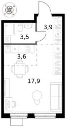 Продажа квартиры, 28,9 м² в ЖК «Первый Донской», жилой микрорайон Сапроново, деревня Сапроново, Ленинский городской округ, Московская область, Россия #3 Продажа квартиры, 28,9 м² в ЖК «Первый Донской», жилой микрорайон Сапроново, деревня Сапроново, Ленинский городской округ, Московская область, Россия #3