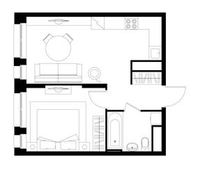 Apartment Sale, 38.9 sq. m. at Pervyi Moskovskiy, ulitsa Bianki, 1, Moskovskiy, Moscow, Russia #4