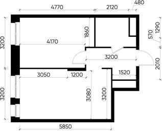 Apartment Sale, 42.7平方米 at Pervyi Moskovskiy, ulitsa Bianki, 1, Moskovskiy, Moscow, Russia #3 Apartment Sale, 42.7平方米 at Pervyi Moskovskiy, ulitsa Bianki, 1, Moskovskiy, Moscow, Russia #3