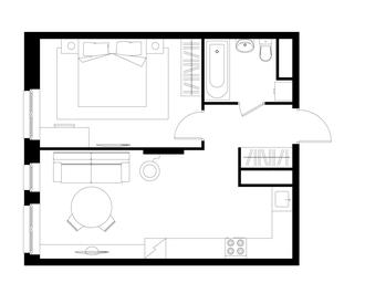 Apartment Sale, 45.8 sq. m. at Pervyi Moskovskiy, ulitsa Bianki, 1, Moskovskiy, Moscow, Russia #4