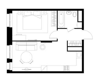 Apartment Sale, 45.8 sq. m. at Pervyi Moskovskiy, ulitsa Bianki, 1, Moskovskiy, Moscow, Russia #4