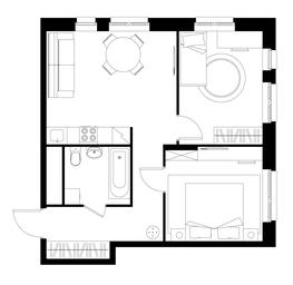 2-BD Apartment Sale, 53.1 sq. m. at Pervyi Moskovskiy, ulitsa Bianki, 1, Moskovskiy, Moscow, Russia #3 2-BD Apartment Sale, 53.1 sq. m. at Pervyi Moskovskiy, ulitsa Bianki, 1, Moskovskiy, Moscow, Russia #3