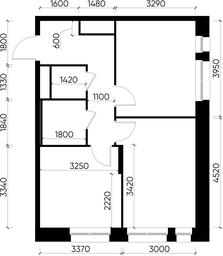 2-BD Apartment Sale, 51.5 sq. m. at Pervyi Moskovskiy, ulitsa Bianki, 1, Moskovskiy, Moscow, Russia #3 2-BD Apartment Sale, 51.5 sq. m. at Pervyi Moskovskiy, ulitsa Bianki, 1, Moskovskiy, Moscow, Russia #3