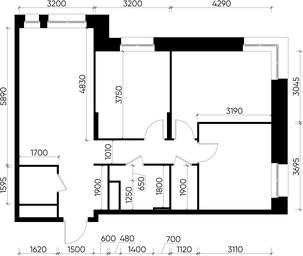 3-BD Apartment Sale, 73.7 sq. m. at Pervyi Moskovskiy, ulitsa Bianki, 1, Moskovskiy, Moscow, Russia #3