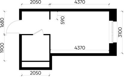 Apartment Sale, 21 sq. m. at Pervyi Moskovskiy, ulitsa Bianki, 1, Moskovskiy, Moscow, Russia #2