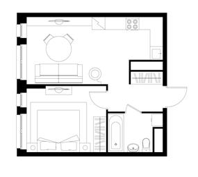 Apartment Sale, 39.1 sq. m. at Pervyi Moskovskiy, ulitsa Bianki, 1, Moskovskiy, Moscow, Russia #4