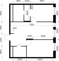 2-BD Apartment Sale, 63.8平方米 at Pervyi Moskovskiy, ulitsa Bianki, 1, Moskovskiy, Moscow, Russia #4