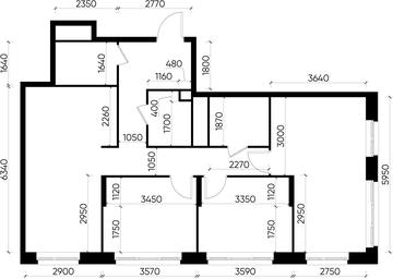 3-BD Apartment Sale, 84.4平方米 at Pervyi Moskovskiy, ulitsa Bianki, 1, Moskovskiy, Moscow, Russia #4