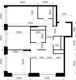 3-BD Apartment Sale, 80.8平方米 at Pervyi Moskovskiy, ulitsa Bianki, 1, Moskovskiy, Moscow, Russia #2