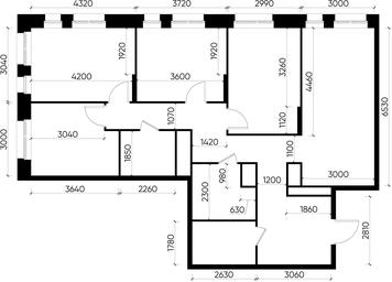 4-BD Apartment Sale, 102.4平方米 at Pervyi Moskovskiy, ulitsa Bianki, 1, Moskovskiy, Moscow, Russia #4