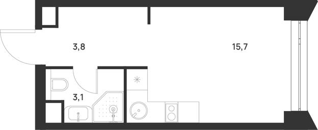 Apartment Sale, 22.6 sq. m. at Voice Towers, 1st Grayvoronovsky Drive, Moscow, Russia #3 Apartment Sale, 22.6 sq. m. at Voice Towers, 1st Grayvoronovsky Drive, Moscow, Russia #3