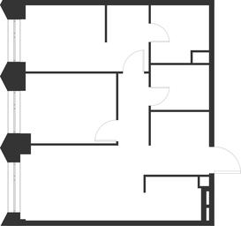 2-BD Apartment Sale, 55.6 sq. m. at Voice Towers, 1st Grayvoronovsky Drive, Moscow, Russia #2