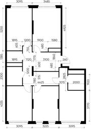 4-BD Apartment Sale, 104.9 sq. m. at Peredelkino Blizhnee, Korneya Chukovskogo Street, 1, Vnukovskoye Settlement, Moscow, Russia #4