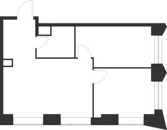 2-BD Apartment Sale, 50.9 sq. m. at Voice Towers, 1st Grayvoronovsky Drive, Moscow, Russia #2