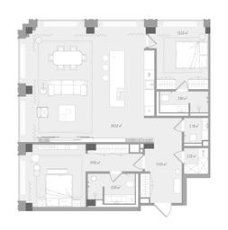 Продажа 2-комн. квартиры, 118,46 м² в ЖК «Клубный дом Forum (Клубный дом Форум)», Садовая-Сухаревская улица, Москва, Россия #4