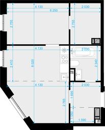 2-BD Apartment Sale, 46.1 sq. m. at Novaya Zvezda, Bachurinskaya ulitsa, 11, Settlement of Kommunarka, Moscow, Russia #4