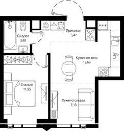 1-BD Apartment Sale, 40.69 sq. m. at Jois, 3rd Silikatny Drive, 10, Moscow, Russia #3 1-BD Apartment Sale, 40.69 sq. m. at Jois, 3rd Silikatny Drive, 10, Moscow, Russia #3