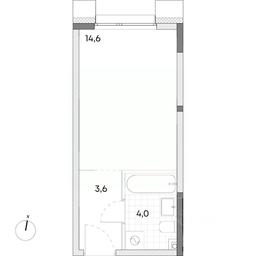 Apartment Sale, 22.2平方米 at Wellbe (Vellbi), Aleksandrovka Street, Zelenograd, Moscow, Russia #2 Apartment Sale, 22.2平方米 at Wellbe (Vellbi), Aleksandrovka Street, Zelenograd, Moscow, Russia #2