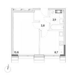 Apartment Sale, 32.2 sq. m. at Wellbe (Vellbi), Aleksandrovka Street, Zelenograd, Moscow, Russia #2 Apartment Sale, 32.2 sq. m. at Wellbe (Vellbi), Aleksandrovka Street, Zelenograd, Moscow, Russia #2