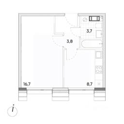 Apartment Sale, 33 sq. m. at Wellbe (Vellbi), Aleksandrovka Street, Zelenograd, Moscow, Russia #2 Apartment Sale, 33 sq. m. at Wellbe (Vellbi), Aleksandrovka Street, Zelenograd, Moscow, Russia #2