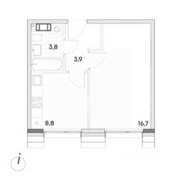 Apartment Sale, 33.2 sq. m. at Wellbe (Vellbi), Aleksandrovka Street, Zelenograd, Moscow, Russia #2