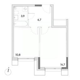 Apartment Sale, 36.1 sq. m. at Wellbe (Vellbi), Aleksandrovka Street, Zelenograd, Moscow, Russia #2 Apartment Sale, 36.1 sq. m. at Wellbe (Vellbi), Aleksandrovka Street, Zelenograd, Moscow, Russia #2