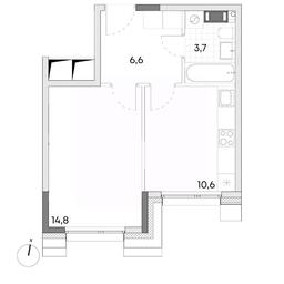 Apartment Sale, 35.7 sq. m. at Wellbe (Vellbi), Aleksandrovka Street, Zelenograd, Moscow, Russia #2 Apartment Sale, 35.7 sq. m. at Wellbe (Vellbi), Aleksandrovka Street, Zelenograd, Moscow, Russia #2