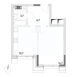 Apartment Sale, 35.8 sq. m. at Wellbe (Vellbi), Aleksandrovka Street, Zelenograd, Moscow, Russia #2 Apartment Sale, 35.8 sq. m. at Wellbe (Vellbi), Aleksandrovka Street, Zelenograd, Moscow, Russia #2