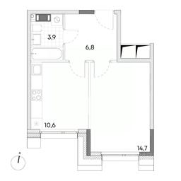 Apartment Sale, 36 sq. m. at Wellbe (Vellbi), Aleksandrovka Street, Zelenograd, Moscow, Russia #2 Apartment Sale, 36 sq. m. at Wellbe (Vellbi), Aleksandrovka Street, Zelenograd, Moscow, Russia #2